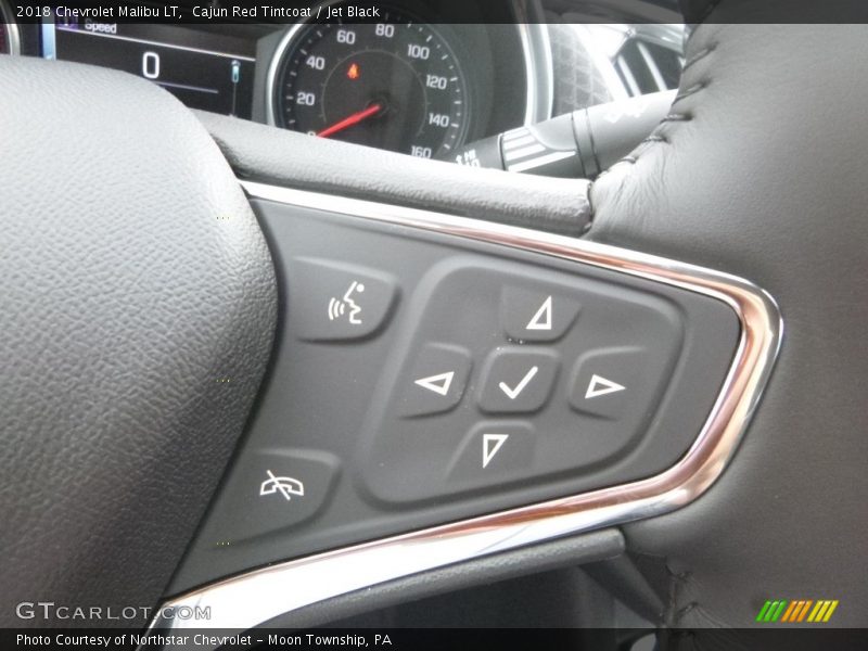 Cajun Red Tintcoat / Jet Black 2018 Chevrolet Malibu LT