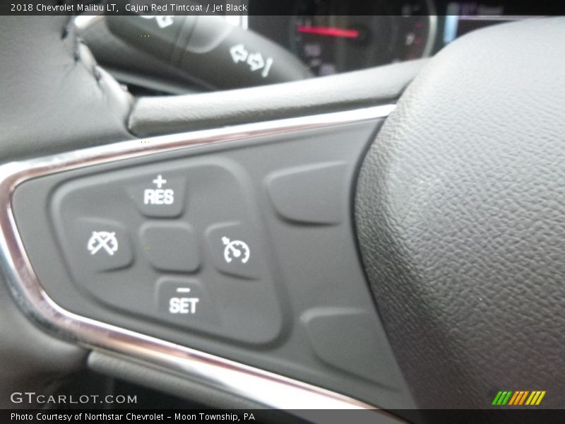 Cajun Red Tintcoat / Jet Black 2018 Chevrolet Malibu LT