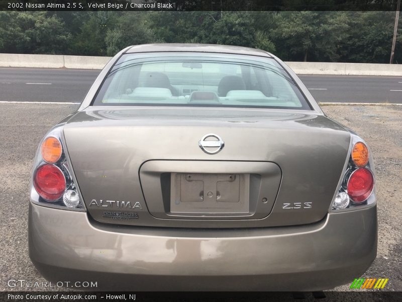 Velvet Beige / Charcoal Black 2002 Nissan Altima 2.5 S
