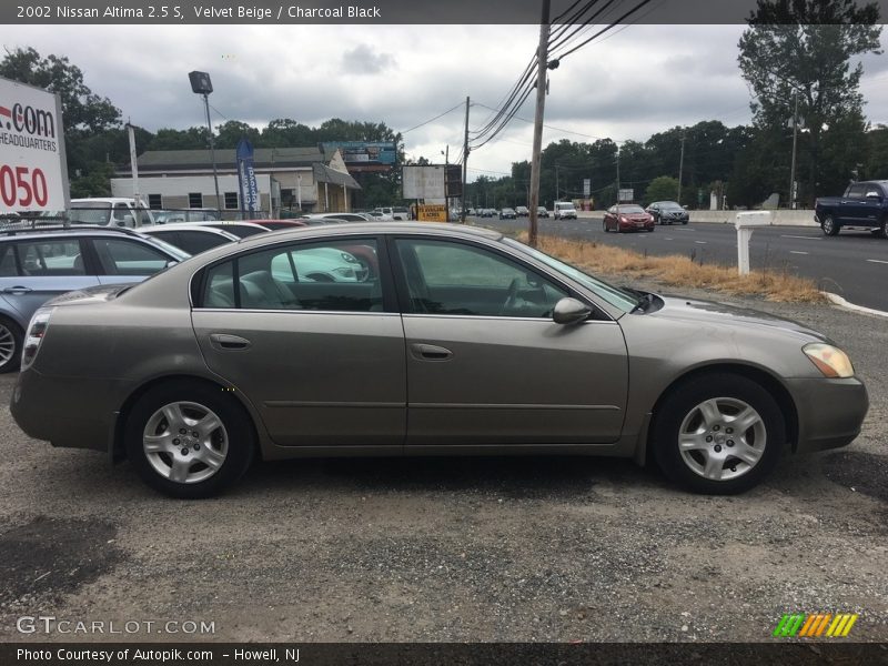 Velvet Beige / Charcoal Black 2002 Nissan Altima 2.5 S