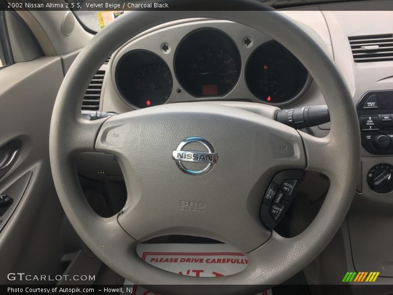 Velvet Beige / Charcoal Black 2002 Nissan Altima 2.5 S