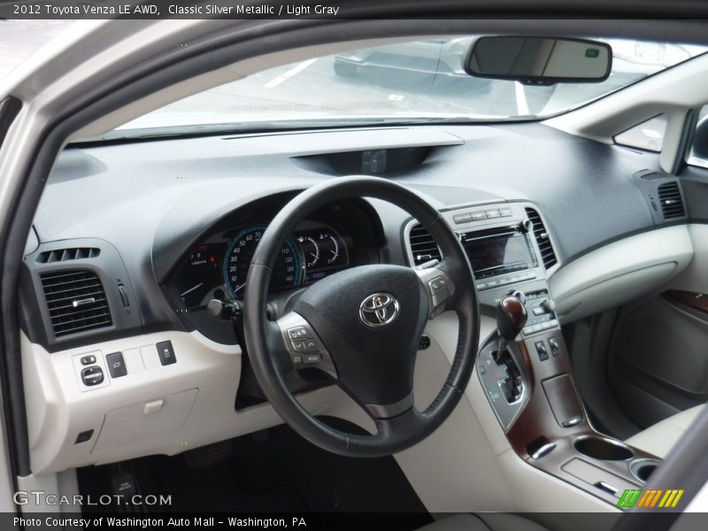Classic Silver Metallic / Light Gray 2012 Toyota Venza LE AWD