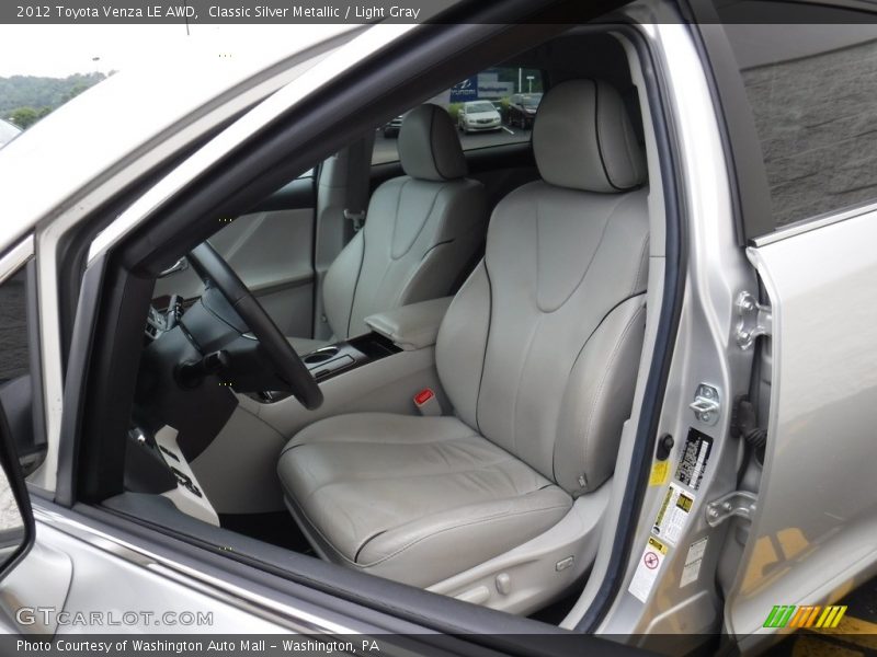 Classic Silver Metallic / Light Gray 2012 Toyota Venza LE AWD