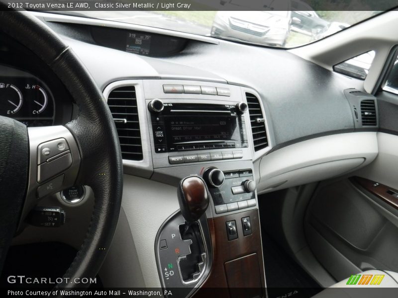 Classic Silver Metallic / Light Gray 2012 Toyota Venza LE AWD