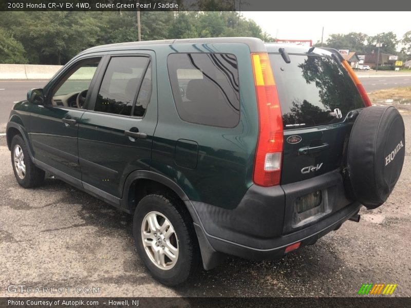 Clover Green Pearl / Saddle 2003 Honda CR-V EX 4WD