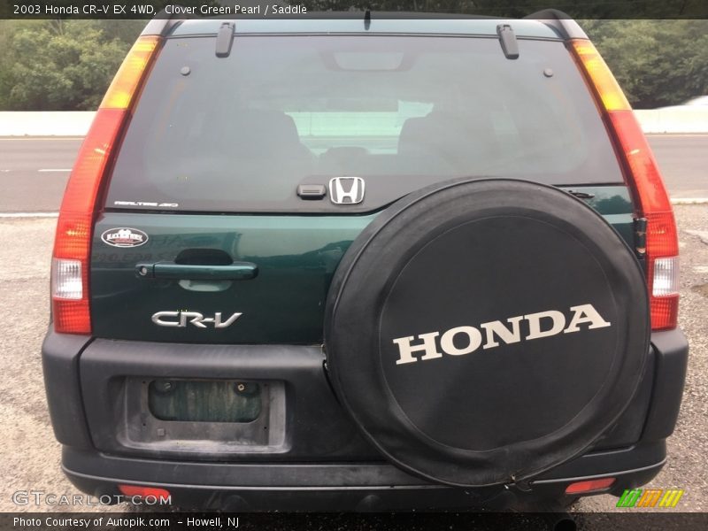 Clover Green Pearl / Saddle 2003 Honda CR-V EX 4WD