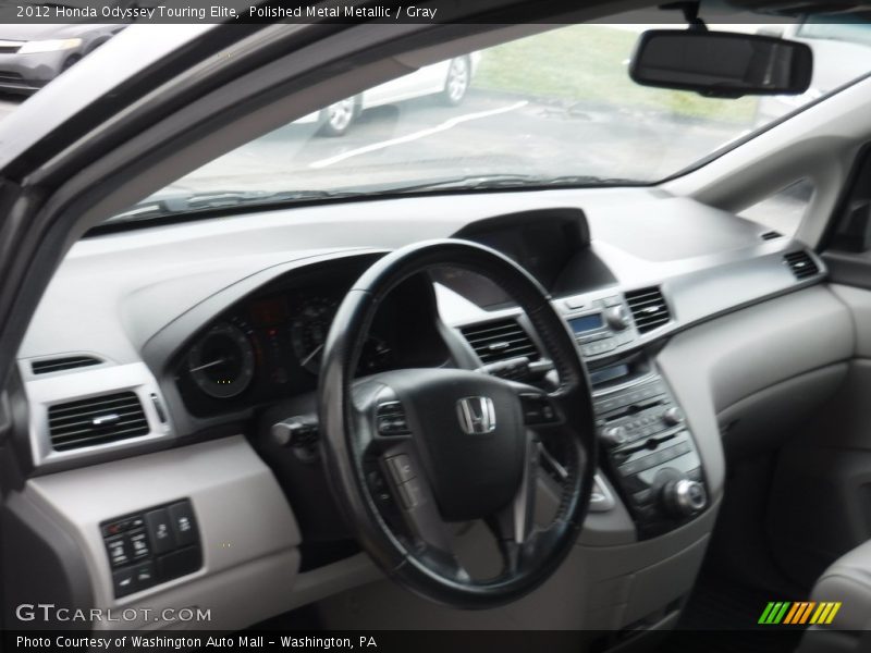 Polished Metal Metallic / Gray 2012 Honda Odyssey Touring Elite