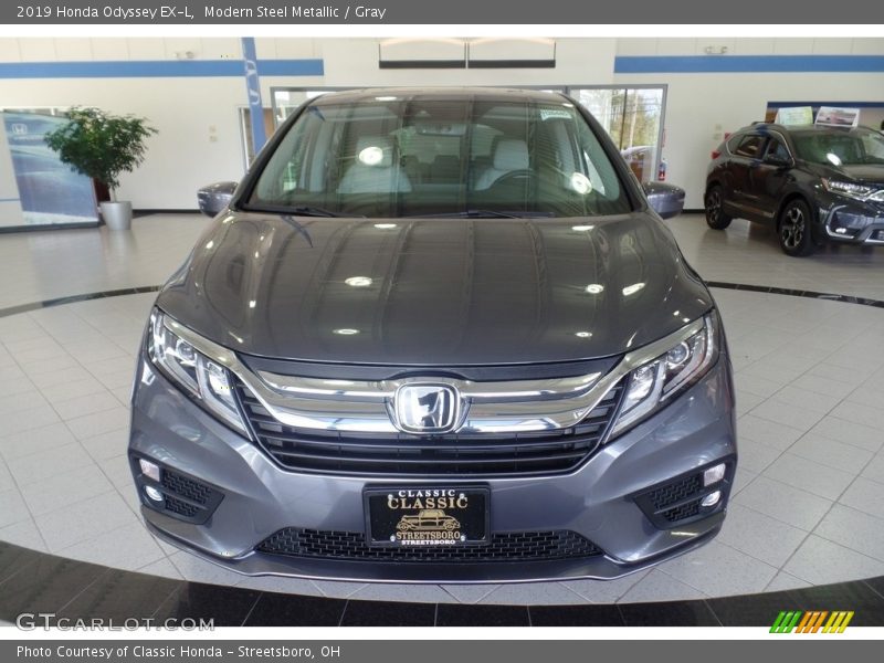 Modern Steel Metallic / Gray 2019 Honda Odyssey EX-L