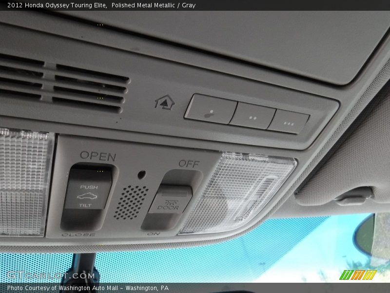 Polished Metal Metallic / Gray 2012 Honda Odyssey Touring Elite
