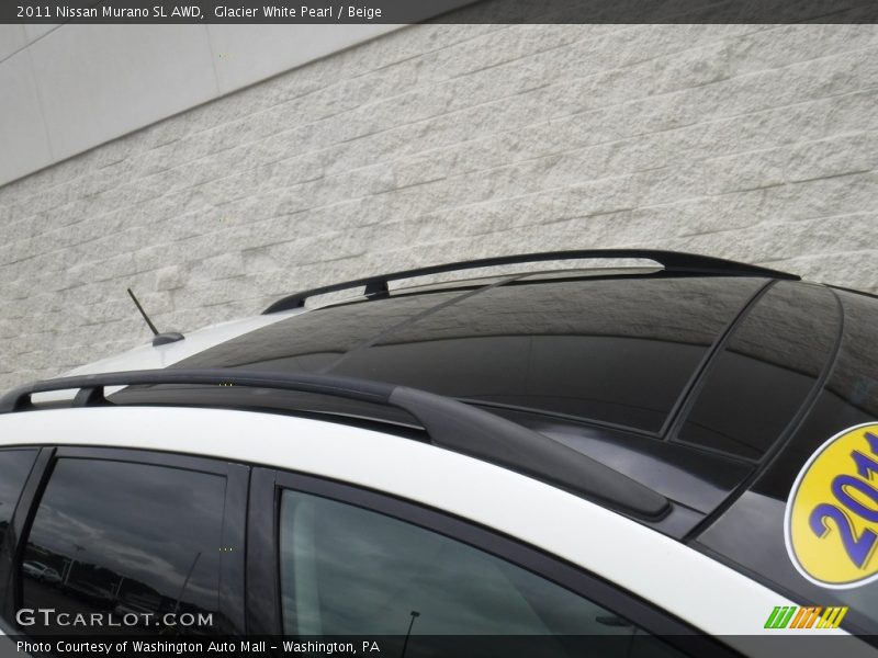Glacier White Pearl / Beige 2011 Nissan Murano SL AWD