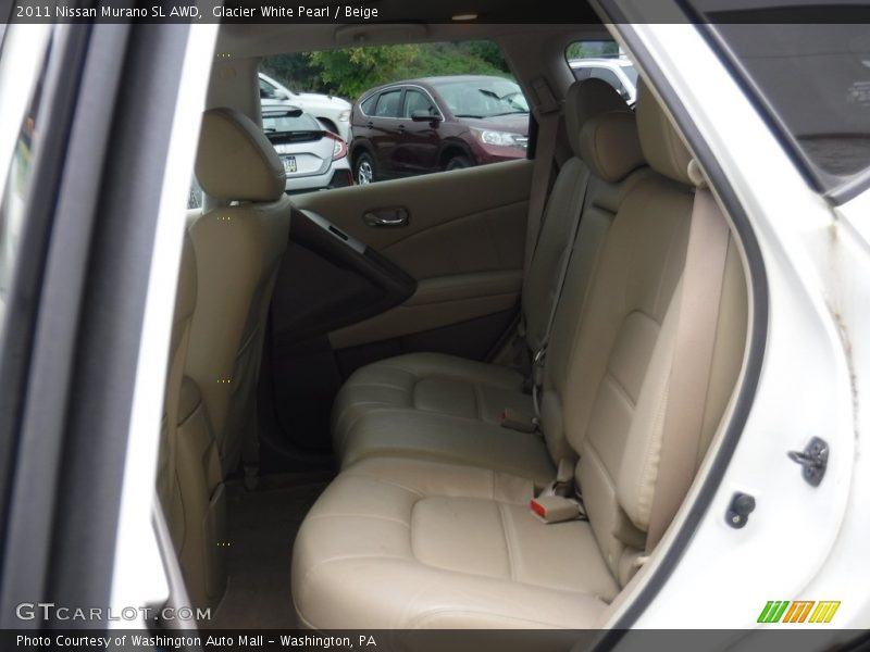 Glacier White Pearl / Beige 2011 Nissan Murano SL AWD