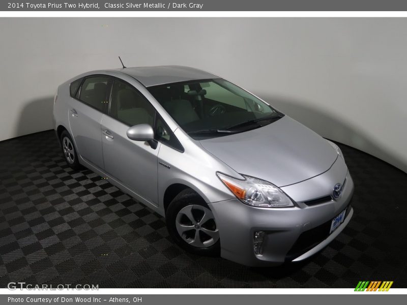 Classic Silver Metallic / Dark Gray 2014 Toyota Prius Two Hybrid