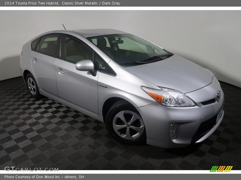 Classic Silver Metallic / Dark Gray 2014 Toyota Prius Two Hybrid