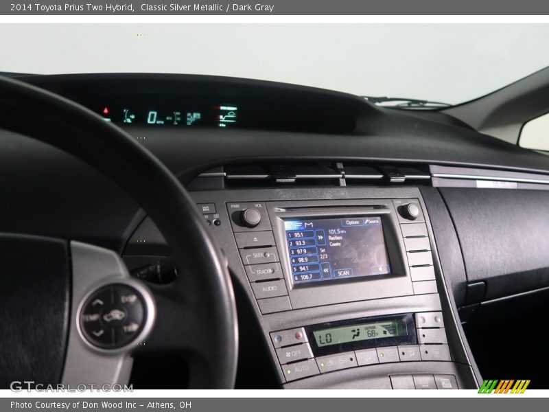 Classic Silver Metallic / Dark Gray 2014 Toyota Prius Two Hybrid
