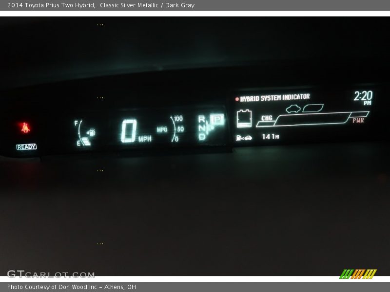 Classic Silver Metallic / Dark Gray 2014 Toyota Prius Two Hybrid