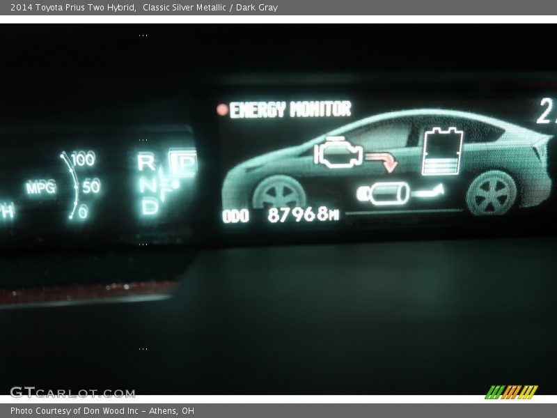 Classic Silver Metallic / Dark Gray 2014 Toyota Prius Two Hybrid
