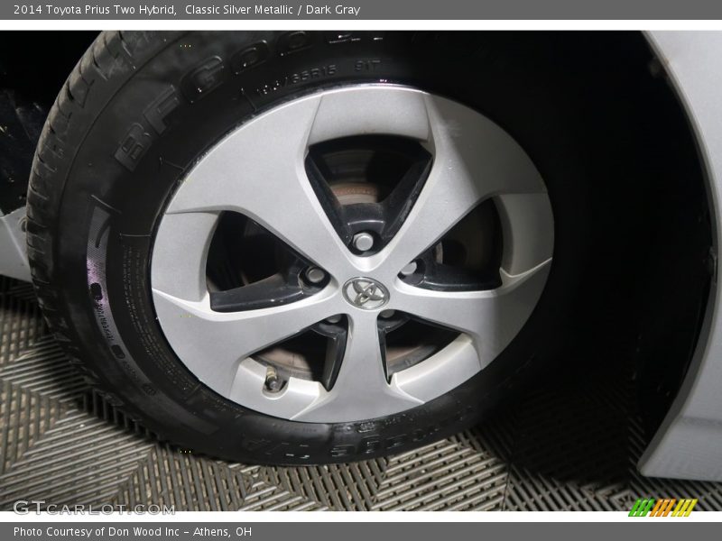 Classic Silver Metallic / Dark Gray 2014 Toyota Prius Two Hybrid