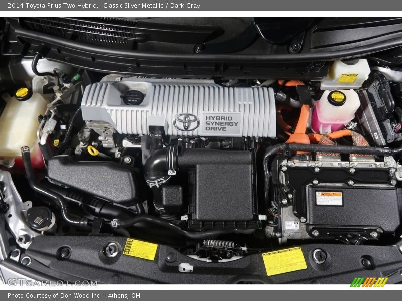 Classic Silver Metallic / Dark Gray 2014 Toyota Prius Two Hybrid