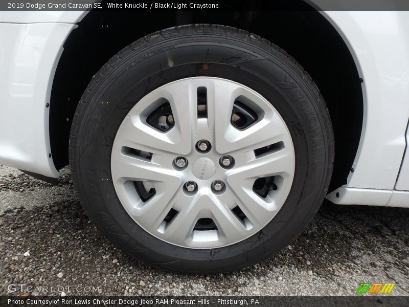 White Knuckle / Black/Light Graystone 2019 Dodge Grand Caravan SE
