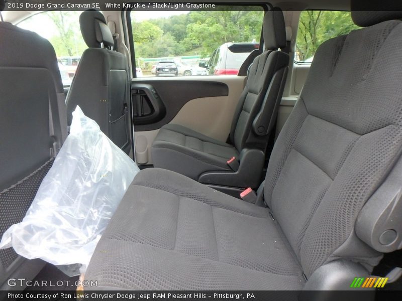 White Knuckle / Black/Light Graystone 2019 Dodge Grand Caravan SE