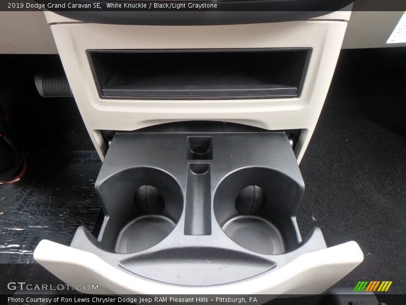 White Knuckle / Black/Light Graystone 2019 Dodge Grand Caravan SE