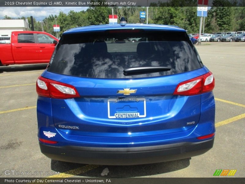 Kinetic Blue Metallic / Medium Ash Gray 2019 Chevrolet Equinox LS AWD