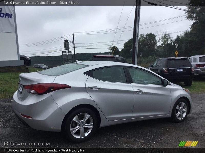 Silver / Black 2016 Hyundai Elantra Value Edition