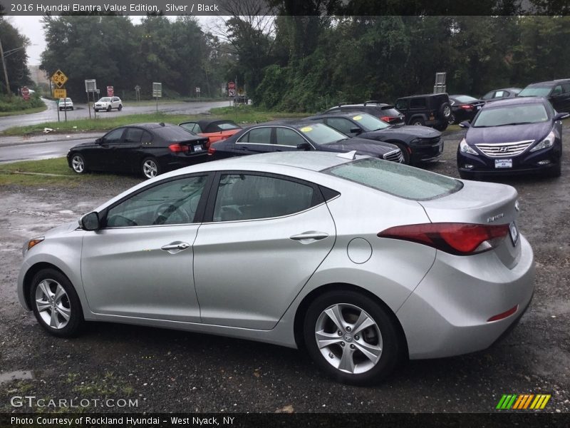 Silver / Black 2016 Hyundai Elantra Value Edition