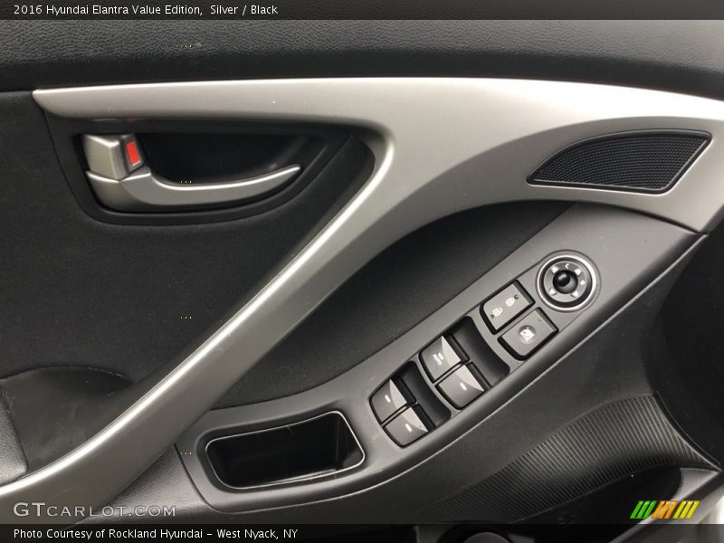 Silver / Black 2016 Hyundai Elantra Value Edition