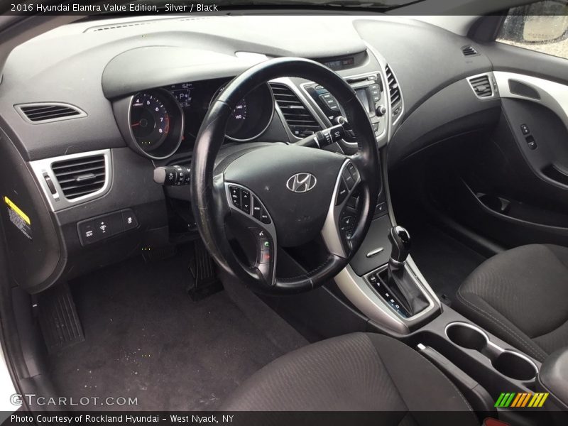 Silver / Black 2016 Hyundai Elantra Value Edition