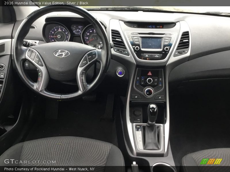 Silver / Black 2016 Hyundai Elantra Value Edition