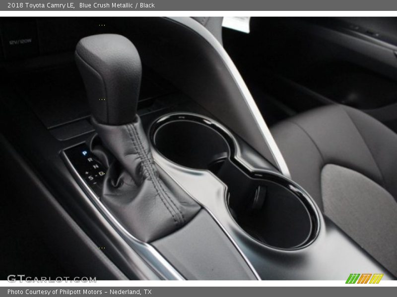 Blue Crush Metallic / Black 2018 Toyota Camry LE
