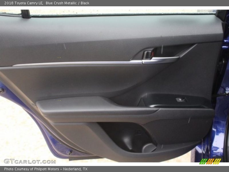 Blue Crush Metallic / Black 2018 Toyota Camry LE