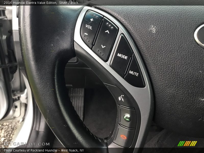 Silver / Black 2016 Hyundai Elantra Value Edition