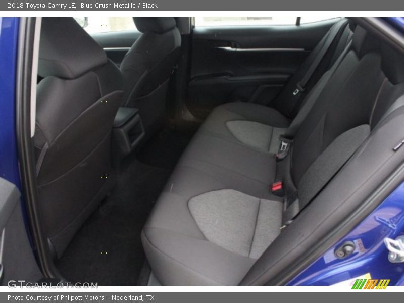 Blue Crush Metallic / Black 2018 Toyota Camry LE