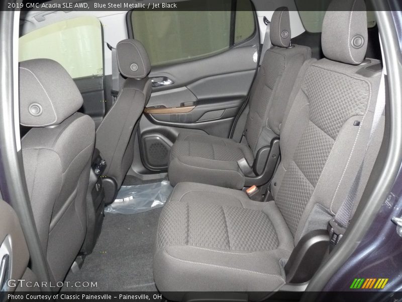 Blue Steel Metallic / Jet Black 2019 GMC Acadia SLE AWD