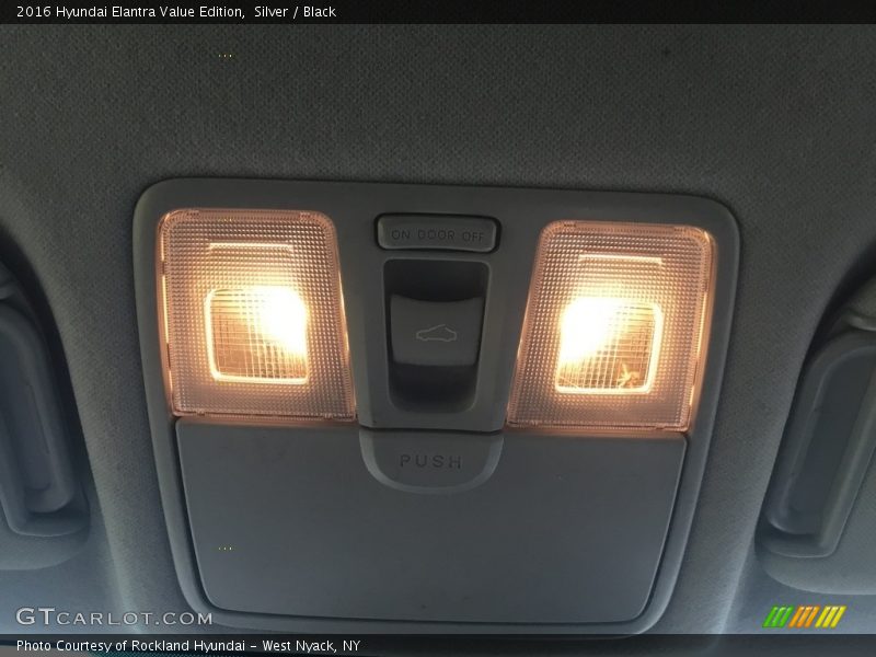 Silver / Black 2016 Hyundai Elantra Value Edition