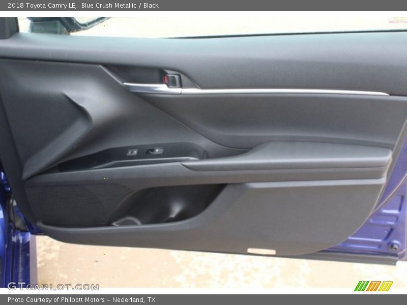 Blue Crush Metallic / Black 2018 Toyota Camry LE