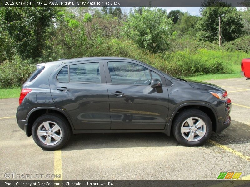 Nightfall Gray Metallic / Jet Black 2019 Chevrolet Trax LS AWD