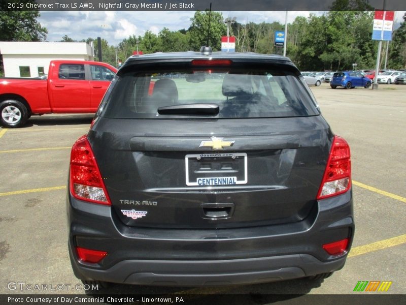Nightfall Gray Metallic / Jet Black 2019 Chevrolet Trax LS AWD