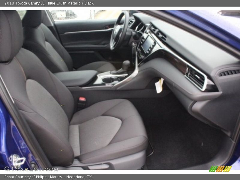 Blue Crush Metallic / Black 2018 Toyota Camry LE