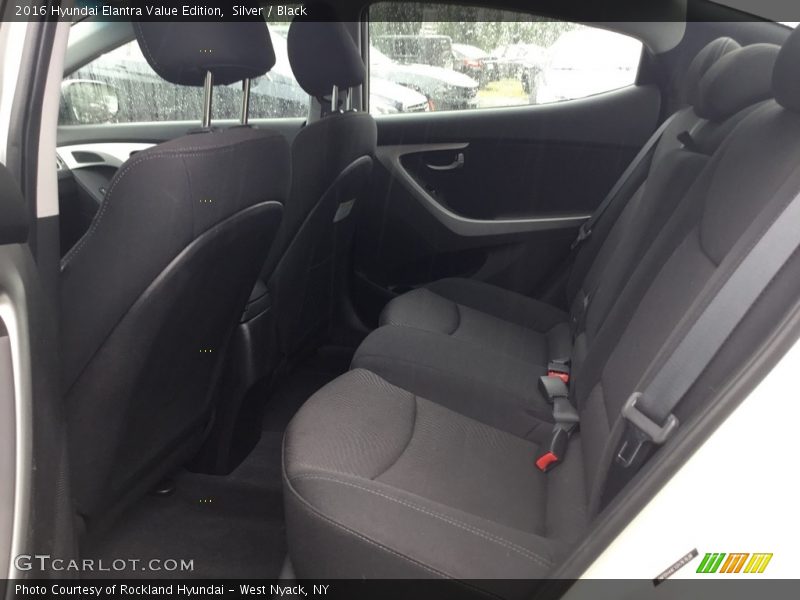 Silver / Black 2016 Hyundai Elantra Value Edition