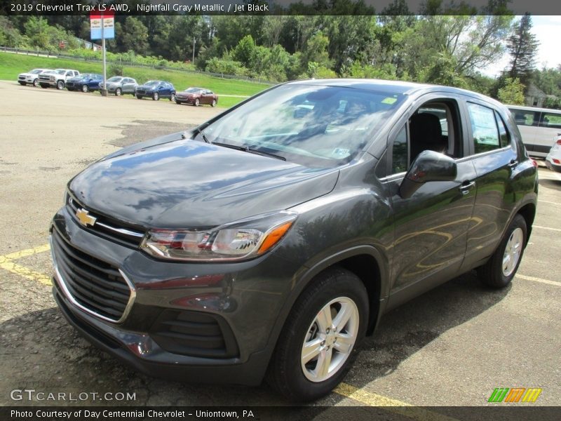 Nightfall Gray Metallic / Jet Black 2019 Chevrolet Trax LS AWD