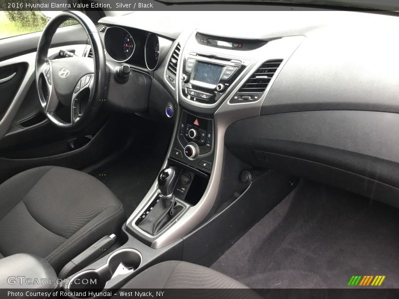 Silver / Black 2016 Hyundai Elantra Value Edition