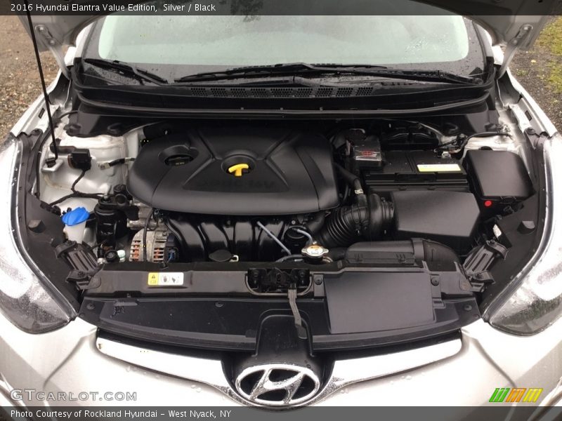 Silver / Black 2016 Hyundai Elantra Value Edition