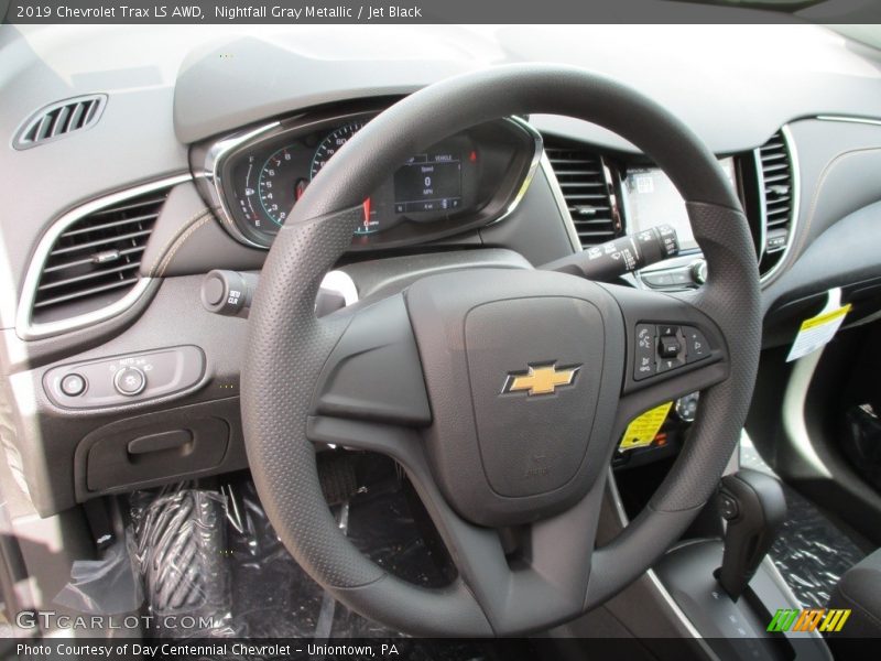 Nightfall Gray Metallic / Jet Black 2019 Chevrolet Trax LS AWD