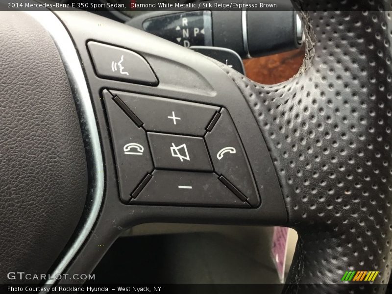 Diamond White Metallic / Silk Beige/Espresso Brown 2014 Mercedes-Benz E 350 Sport Sedan