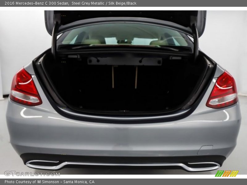 Steel Grey Metallic / Silk Beige/Black 2016 Mercedes-Benz C 300 Sedan