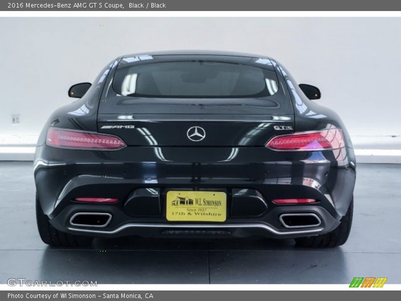 Black / Black 2016 Mercedes-Benz AMG GT S Coupe