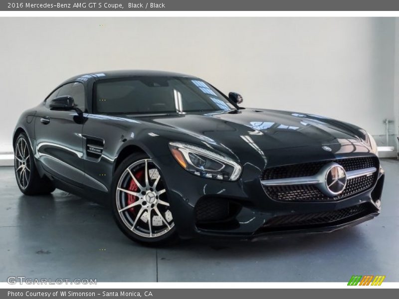 Black / Black 2016 Mercedes-Benz AMG GT S Coupe